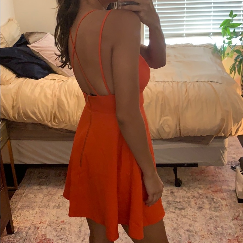 Bright Orange NBD mini dress